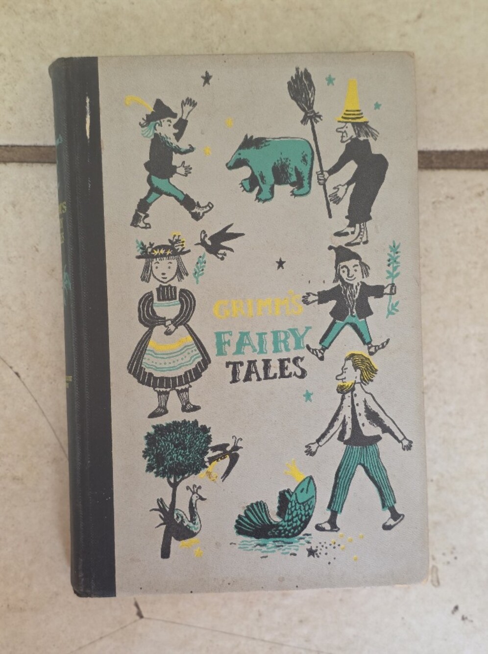 Grimm's Fairy Tales, Grimm Brothers, HB, 1954, Junior Deluxe Edition